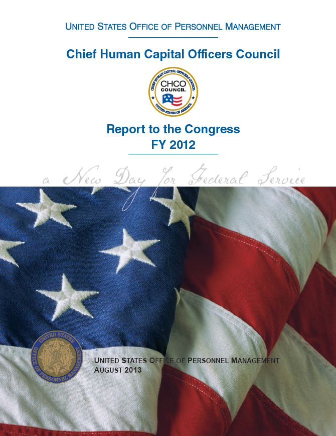 2012 Chief Human Capital Officers Council Annual Report to Congress