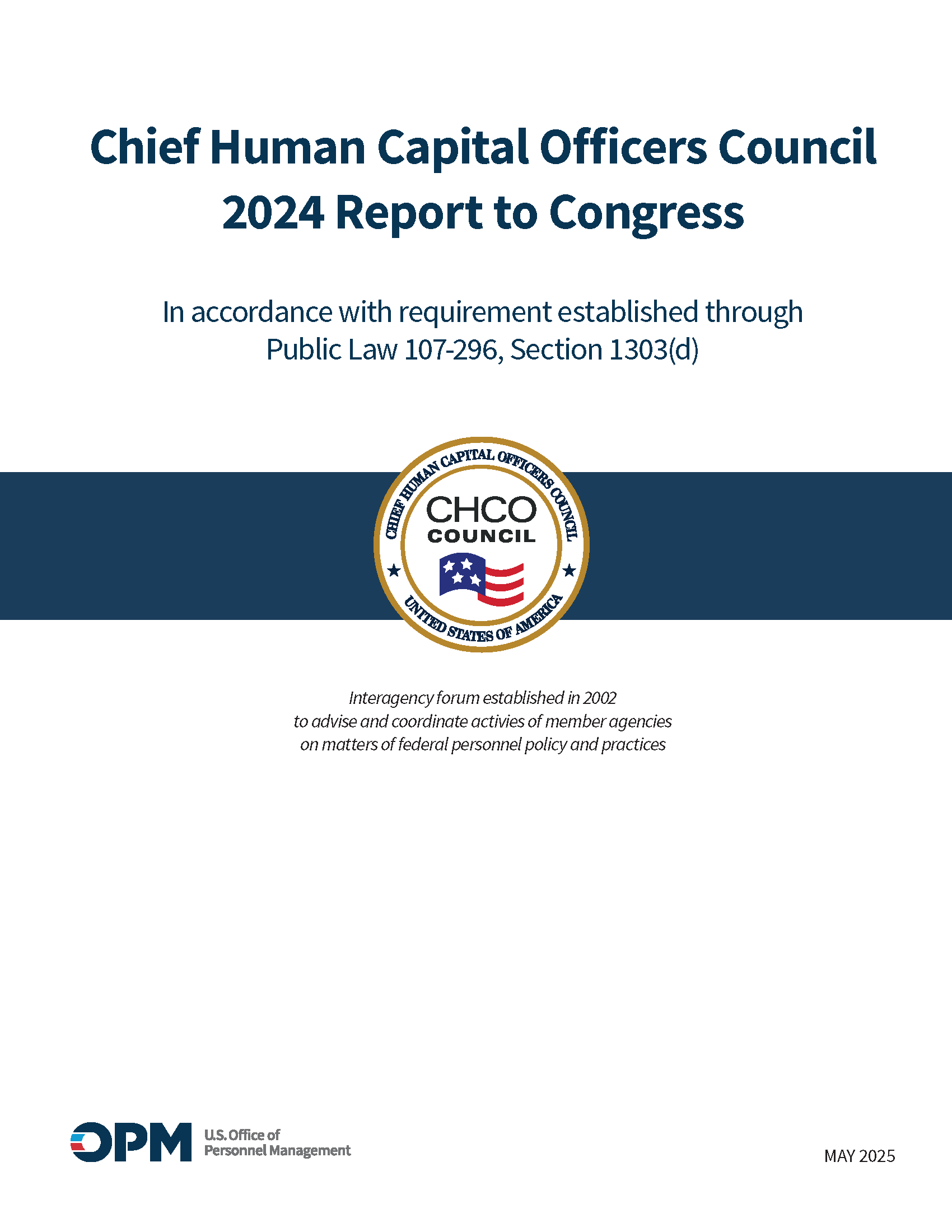 2024 Chief Human Capital Officers Council Annual Report to Congress